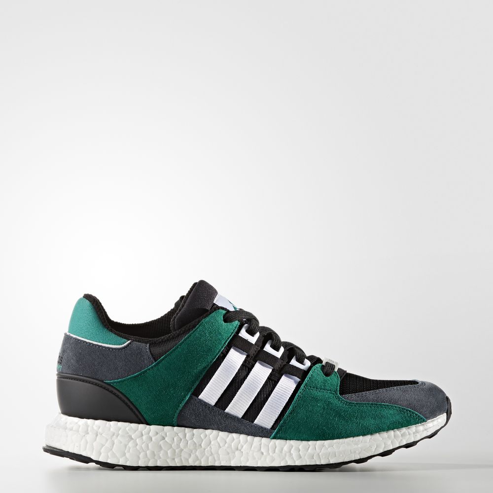 Adidas Eqt Support 93/16 - Originals γυναικεια - Μαυρα/Ασπρα/Πρασινο,Μέγεθος: EU 36 – 54 2/3 (680SIJ